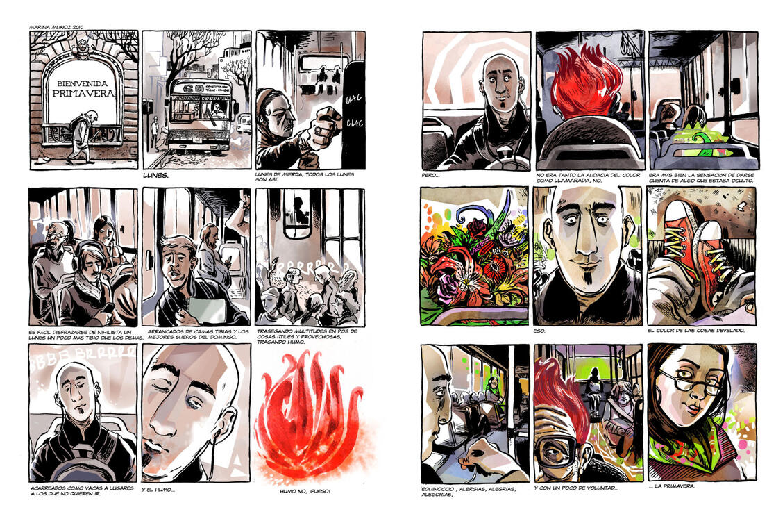 Historieta Bienvenida Primavera 1